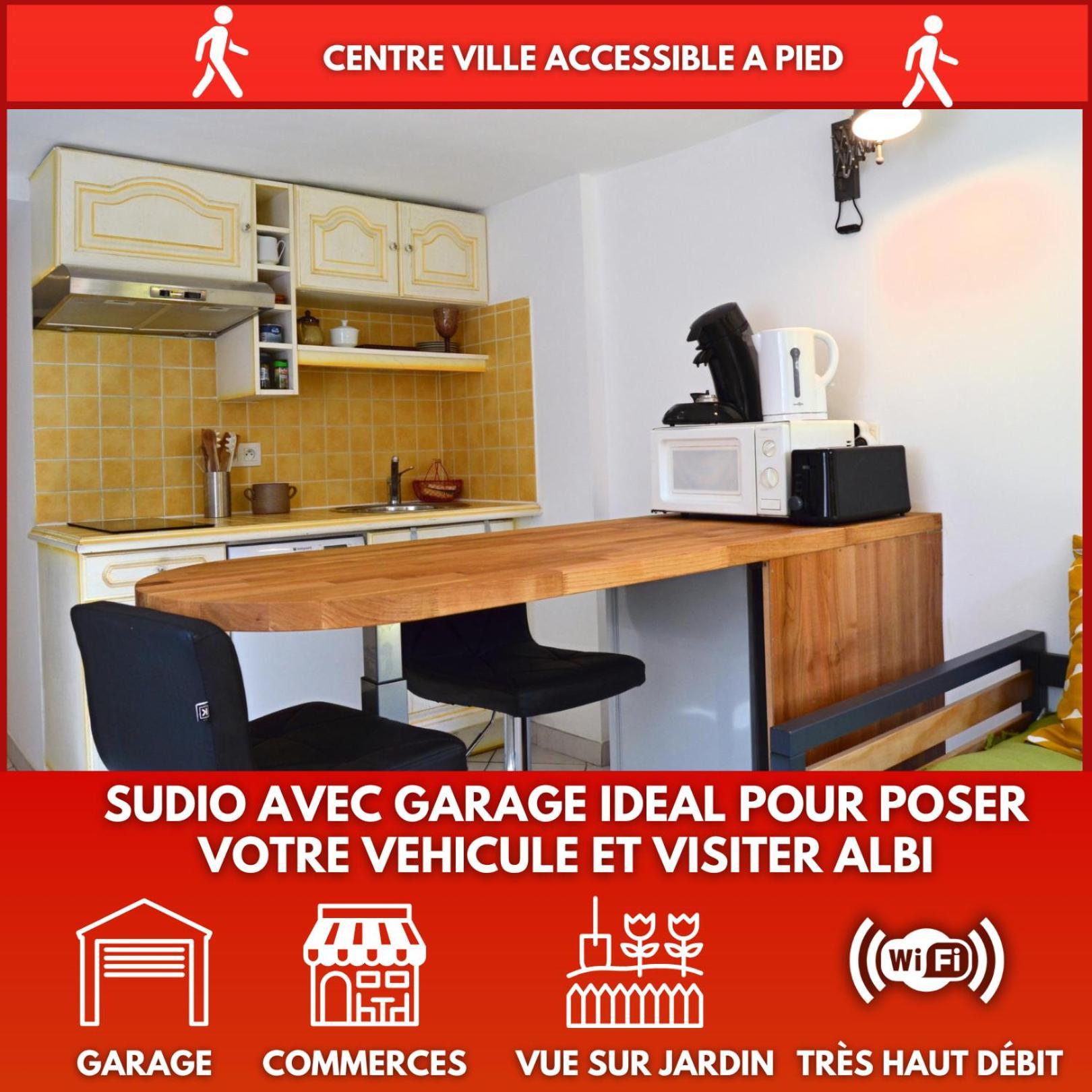 Apartment L'atelier De Papy D'albi - Parking - Centre Accessible A Pied Albi